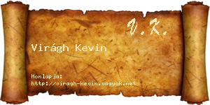 Virágh Kevin névjegykártya